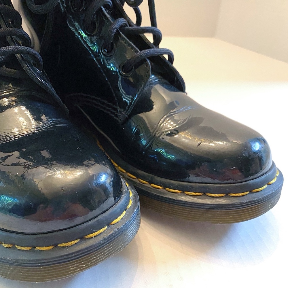 Dr. Martens 1460 Patent Leather Lace Up Boots EUC - Picture 13 of 16